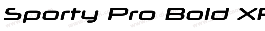 Sporty Pro Bold XP字体转换